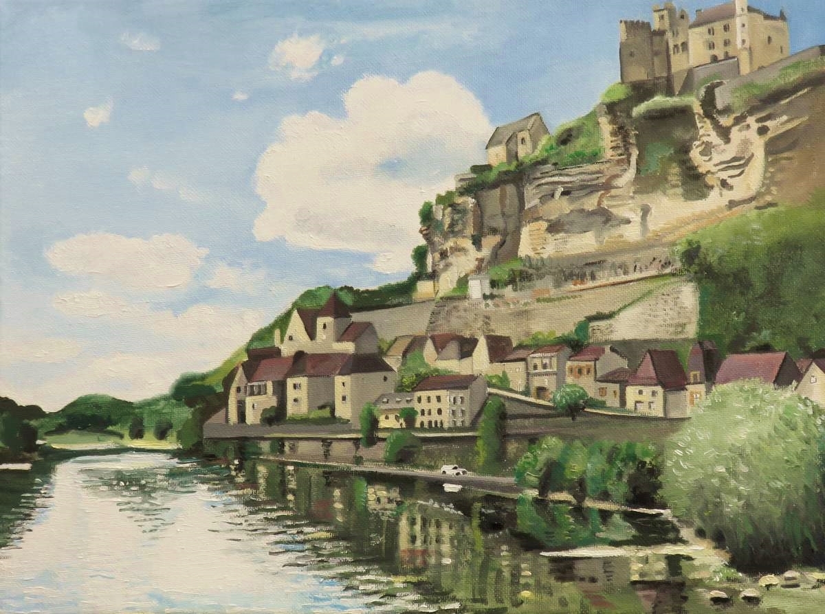 Beynac, Dordogne, France Peter Boonstra Kunstschilder Almere